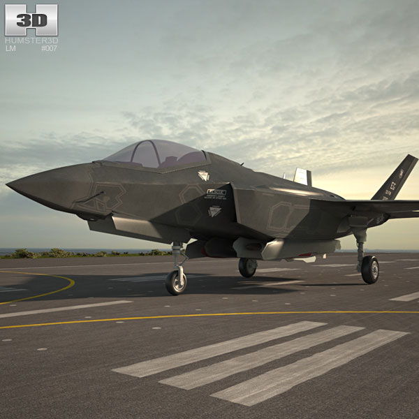F-35閃電II戰鬥機 3D模型