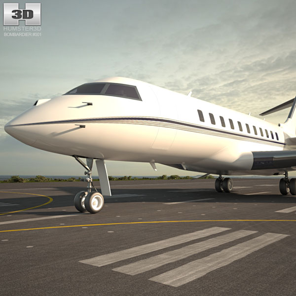 Bombardier Global Express Modelo 3d