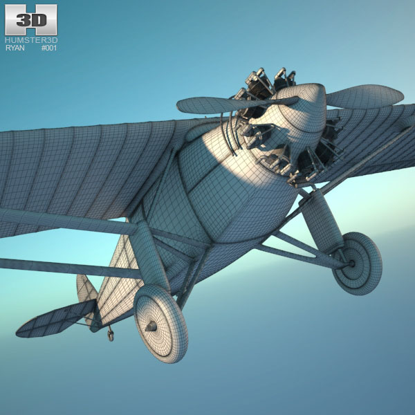 Spirit of St. Louis Model Airplane, Desktop Model