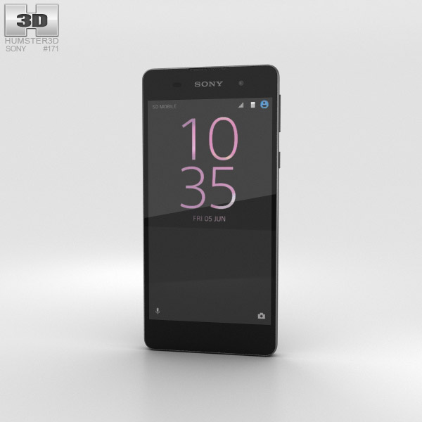 Sony Xperia E5 Graphite Black 3D 모델 