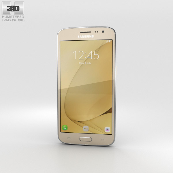 Samsung Galaxy J2 (2016) Gold 3D model