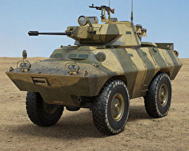 V-150 Commando Armored Car 3D модель