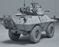 V-150 Commando Armored Car 3d model