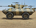 V-150 Commando Armored Car Modèle 3d vue de côté