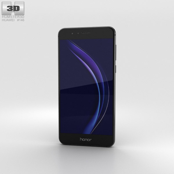 Huawei Honor 8 Midnight Black Modèle 3D