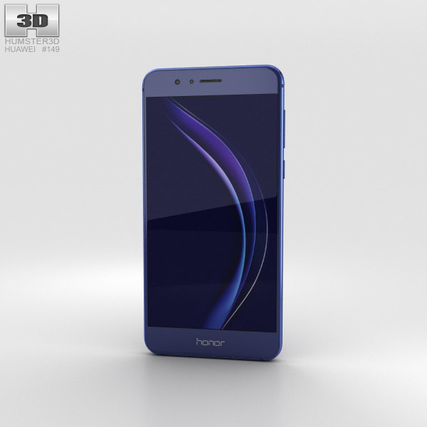 Huawei Honor 8 Sapphire Blue 3D model