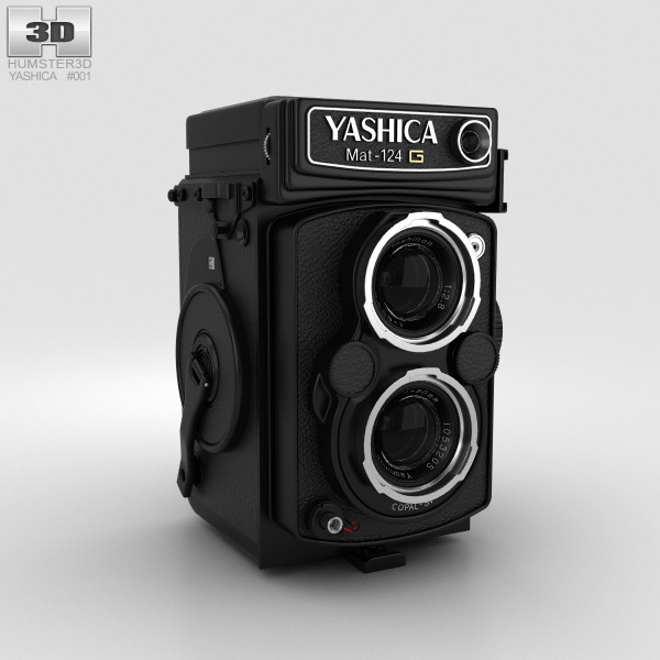 Yashica Mat 124g 3D model