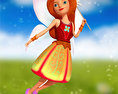Fairy Character low poly Modèle 3D gratuit