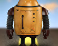 Robot Character low poly Modello 3D gratuito