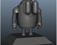 Robot Character low poly Kostenloses 3D-Modell