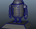 Robot Character low poly Modello 3D gratuito