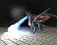 Black Dragon Rigged Kostenloses 3D-Modell