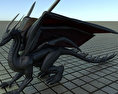 Black Dragon Rigged 免费的3D模型