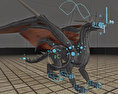 Black Dragon Rigged 免费的3D模型