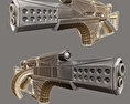 Futuristic Weapon Concepto mid poly Modelo 3D gratuito