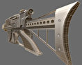 Futuristic Weapon Concept mid poly Modello 3D gratuito