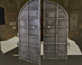 Old Basement Door Modello 3D gratuito