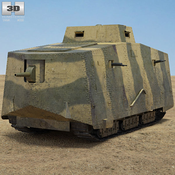 A7V Sturmpanzerwagen 3D model