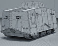 A7V Sturmpanzerwagen Modelo 3d