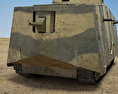 A7V Sturmpanzerwagen Modelo 3D