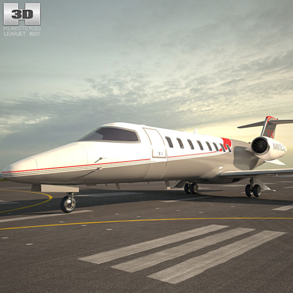 Learjet 75 3D model