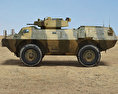 M1117 Armored Security Vehicle Modelo 3d vista lateral