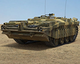 Stridsvagn 103 S-Tank Modelo 3d