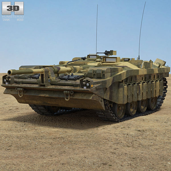 Stridsvagn 103 S-Tank 3D model