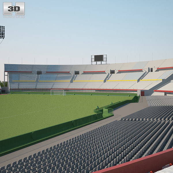 Estádio Centenario Modelo 3d