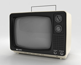 Sampo TV B-1201BW 3D 모델 