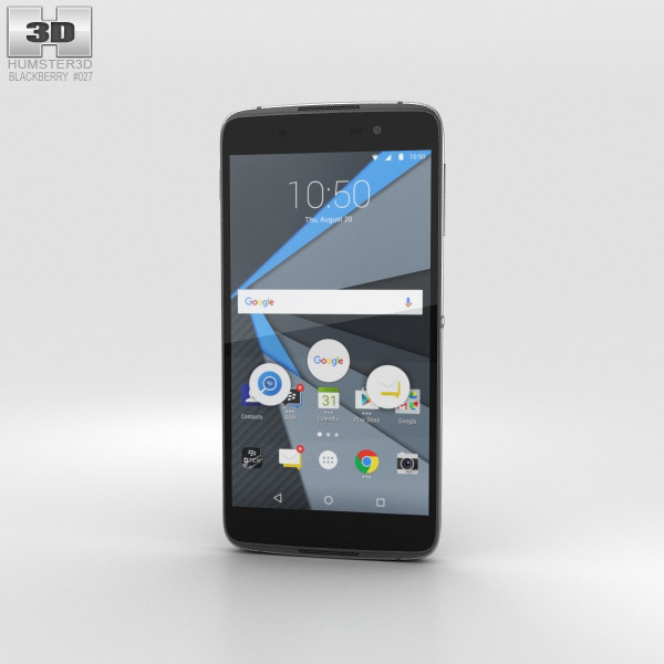 BlackBerry DTEK50 Black 3D model