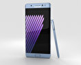 Samsung Galaxy Note 7 Blue Coral Modelo 3d