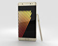 Samsung Galaxy Note 7 Gold Platinum 3Dモデル