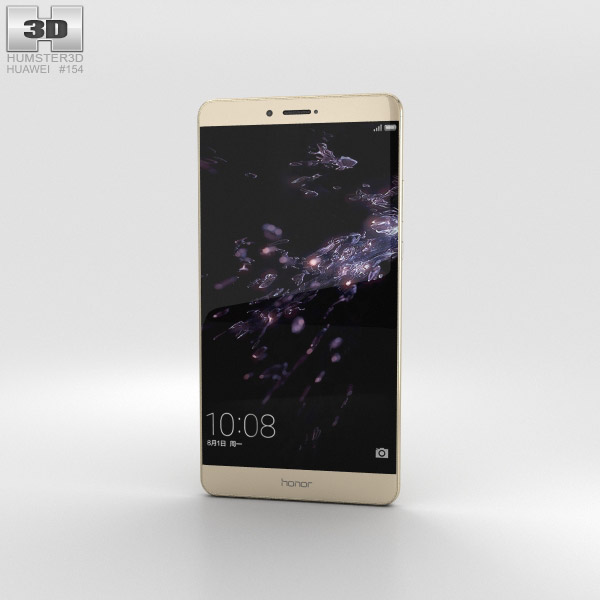 Huawei Honor Note 8 Gold 3D модель