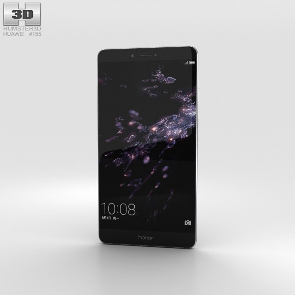 Huawei Honor Note 8 Gray 3D-Modell