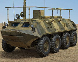 BTR-60PU 3D-Modell