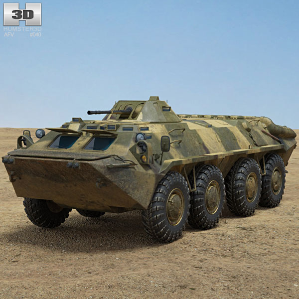 BTR-70 Modello 3D