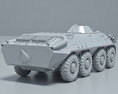 BTR-70 裝甲車 3D模型
