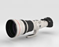 Canon EOS 70D with EF 800mm F/5.6L IS USM 3d model