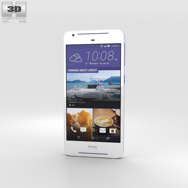 HTC Desire 628 Blanc Modèle 3D