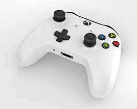 Microsoft Xbox One S Controle Modelo 3d