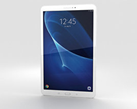 Samsung Galaxy Tab A 10.1 Pearl White Modèle 3D