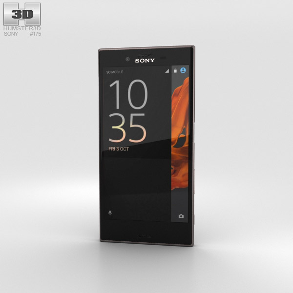 Sony Xperia XZ Mineral Black Modèle 3D