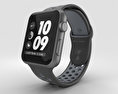 Apple Watch Nike+ 42mm Space Gray Aluminum Case Black/Cool Nike Sport Band 3D-Modell