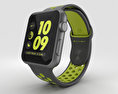 Apple Watch Nike+ 42mm Space Gray Aluminum Case Black/Volt Nike Sport Band 3D-Modell