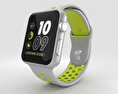 Apple Watch Nike+ 42mm Silver Aluminum Case Flat Silver/Volt Nike Sport Band 3Dモデル
