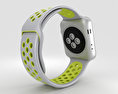 Apple Watch Nike+ 42mm Silver Aluminum Case Flat Silver/Volt Nike Sport Band Modelo 3D