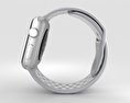 Apple Watch Nike+ 42mm Silver Aluminum Case Flat Silver/White Nike Sport Band 3d model