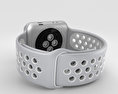 Apple Watch Nike+ 42mm Silver Aluminum Case Flat Silver/White Nike Sport Band 3D модель