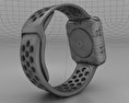 Apple Watch Nike+ 38mm Space Gray Aluminum Case Black/Volt Nike Sport Band 3D模型